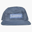 Supreme Metallic Check Camp Cap Purple