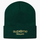 Supreme Metallic Classic Logo Beanie Green