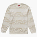 Supreme Metallic Jacquard Crewneck White