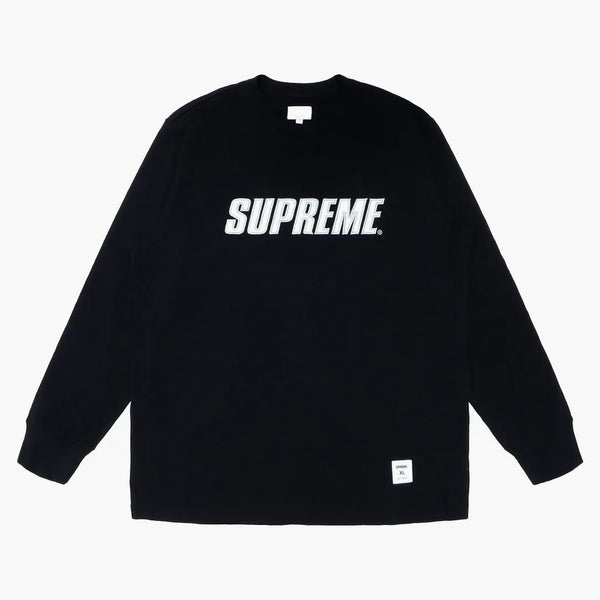 Supreme Metallic L/S Top Black