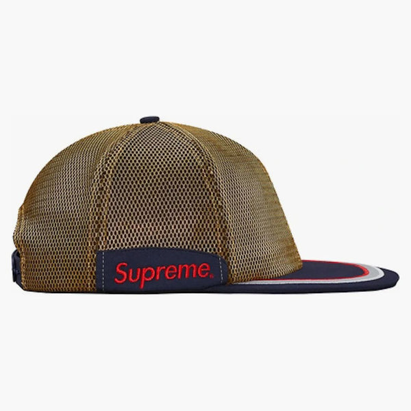 Supreme Metallic Mesh 6-panel Hat Gold
