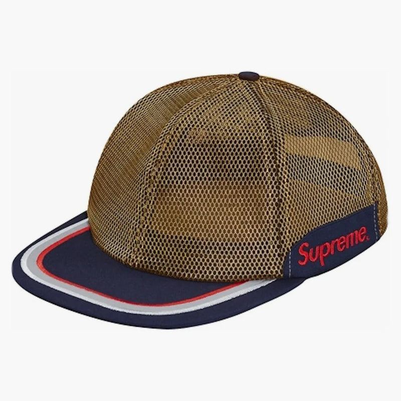 Supreme Metallic Mesh 6-panel Hat Gold