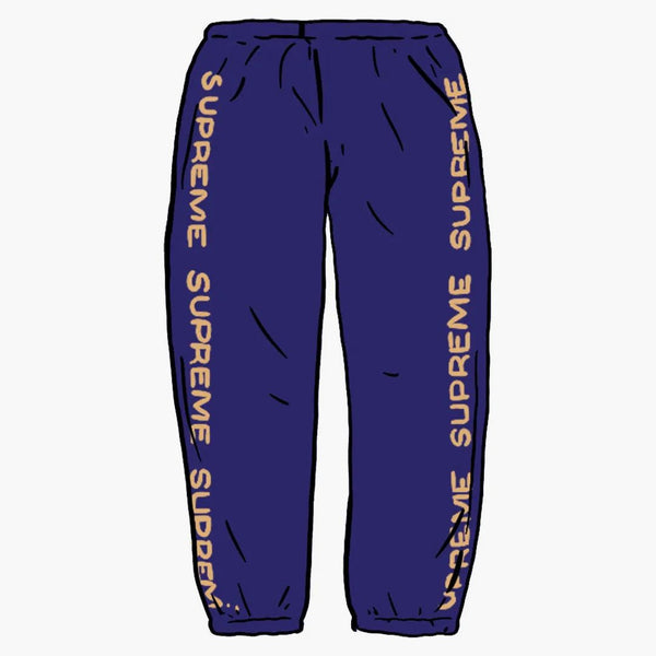 Supreme Metallic Rib Sweatpant Dark Royal