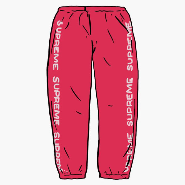 Supreme Metallic Rib Sweatpant Fuschia