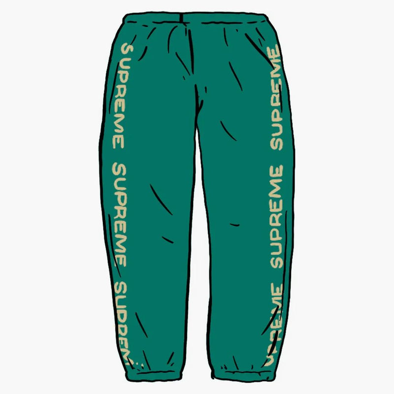 Supreme Metallic Rib Sweatpant Light Pine