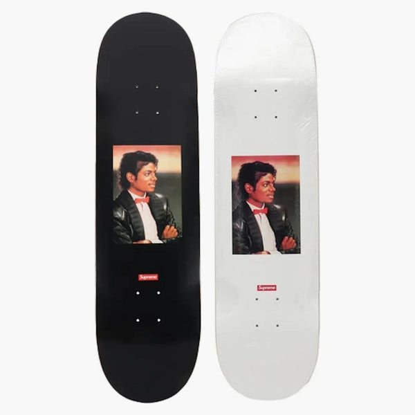 Supreme Michael Jackson Skateboard Deck Black/white Set