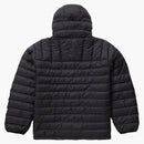 Nejvyšší micro dolů Half Zip Hooded Pullover (FW21) Černý
