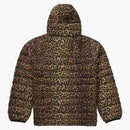 Supreme Micro Down Half Zip Hooded Pullover (fw21) Leopard