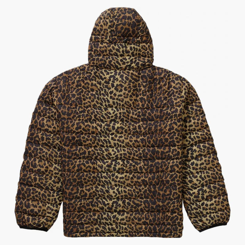 Supreme Micro Down Half Zip Hooded Pullover (FW21) Leopard