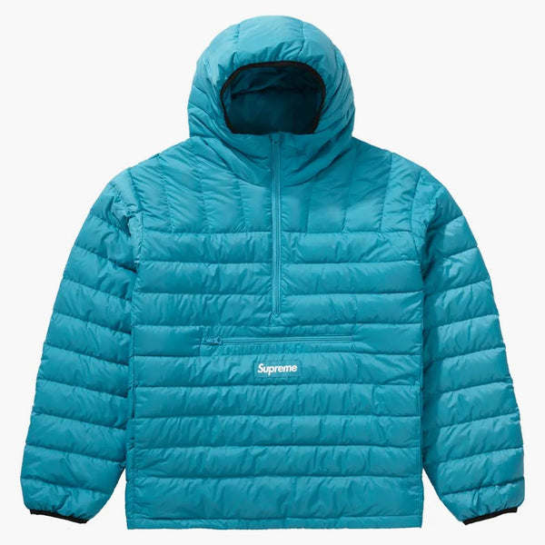 Supreme Micro Down Half Zip Hooded Pullover (fw21) Teal