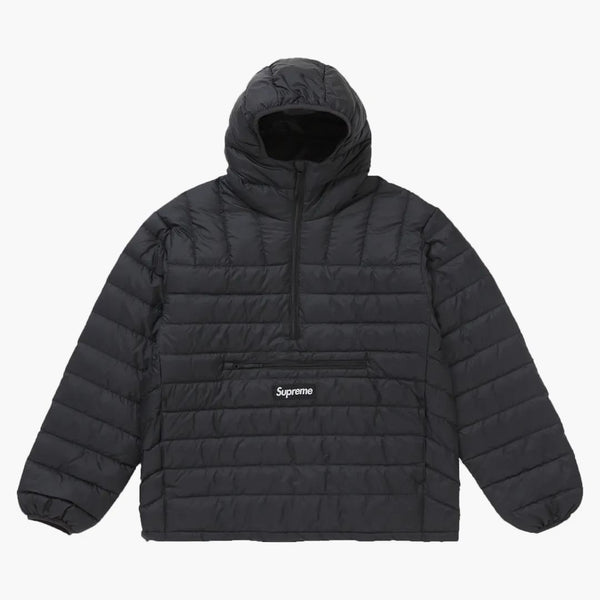 Supreme Micro Down Half Zip Hooded Pullover (FW24) Black