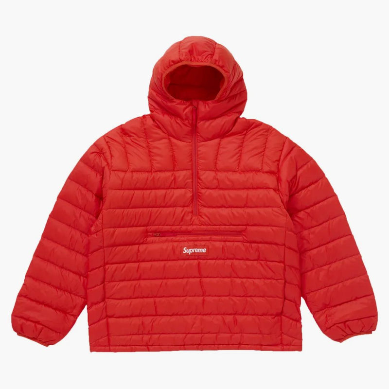 Supreme Micro Down Half Zip Hooded Pullover (FW24) Dark Orange
