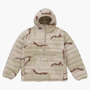 Supreme Micro Down Half Zip Hooded Pullover (FW24) Desert Camo