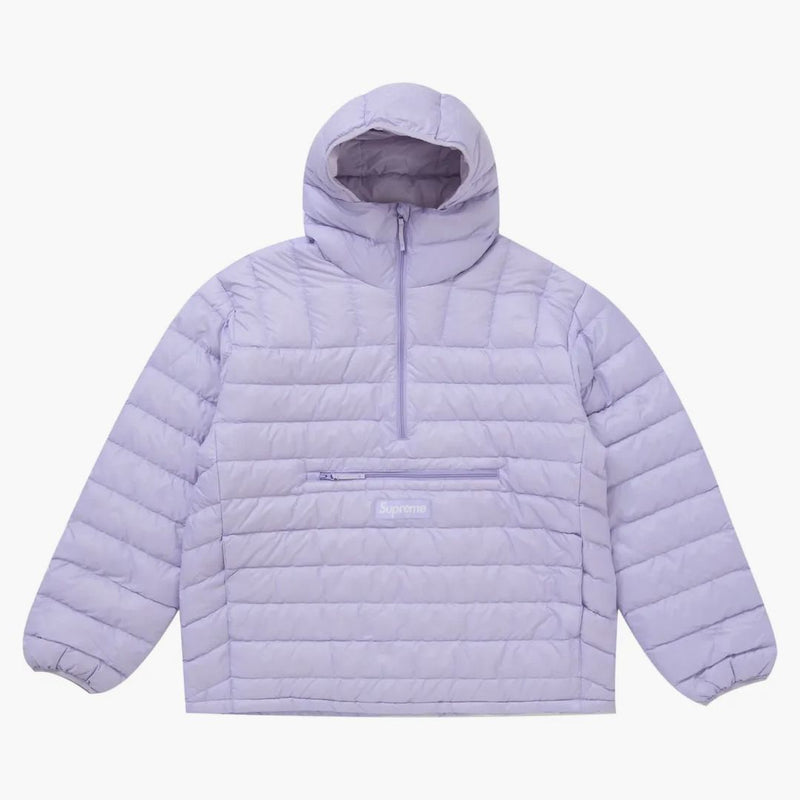 Supreme Micro Down Half Zip Hooded Pullover (FW24) Lilac
