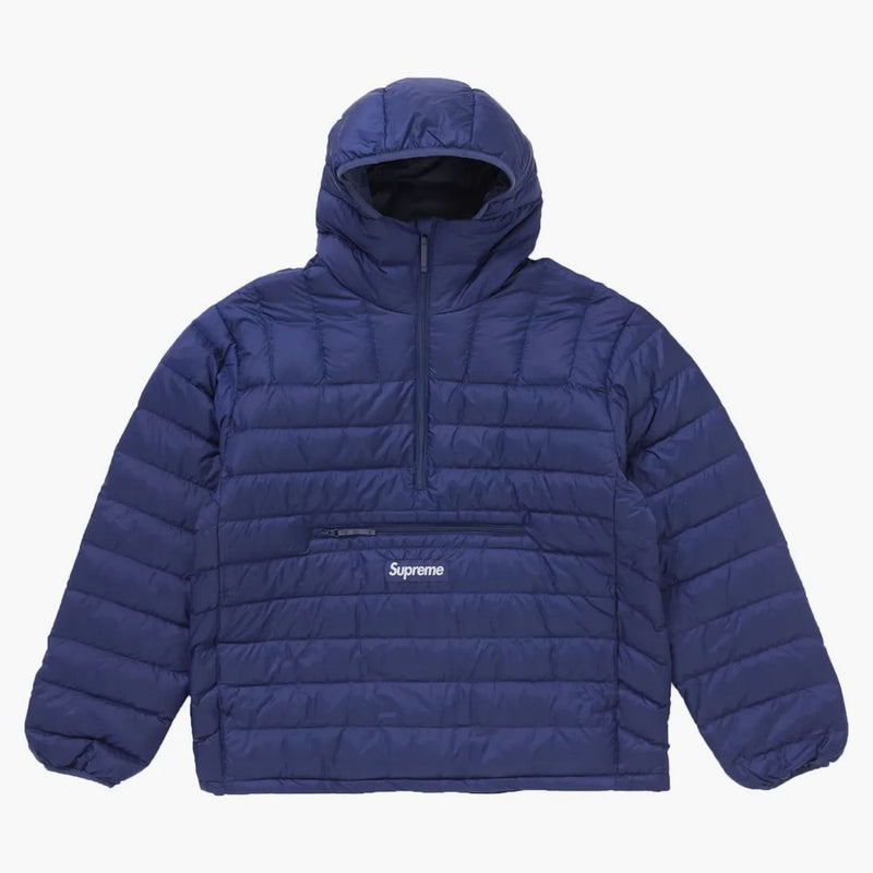 Supreme Micro Down Half Zip Capucha Pule (FW24) Navy