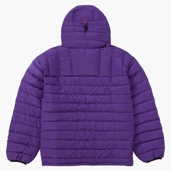 Nejvyšší micro dolů na poloviční zip svetrover fialové