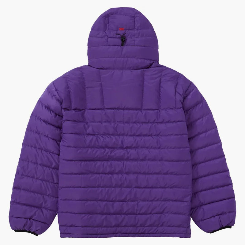 Nejvyšší micro dolů na poloviční zip svetrover fialové
