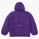 Supreme micro down Half Zip Hooded Pullover Purple