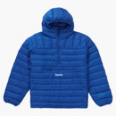 Supreme micro down half zip con capucha con capucha real