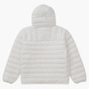 Supreme Micro Down Half Zip Hooded Pullover White