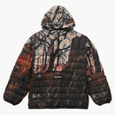 Nejvyšší mikro down poloviční pulsové lesy s kapucí