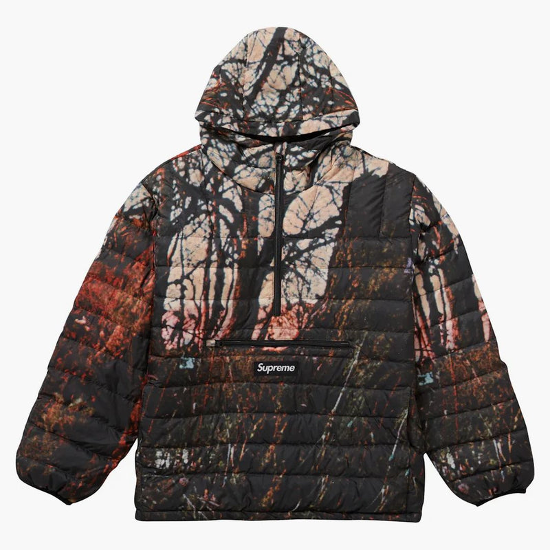 Supreme Micro Down Half Zip Capuchet Maderas