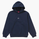 Supreme Micro Logo Hooded Sweatshirt (fw24) Navy