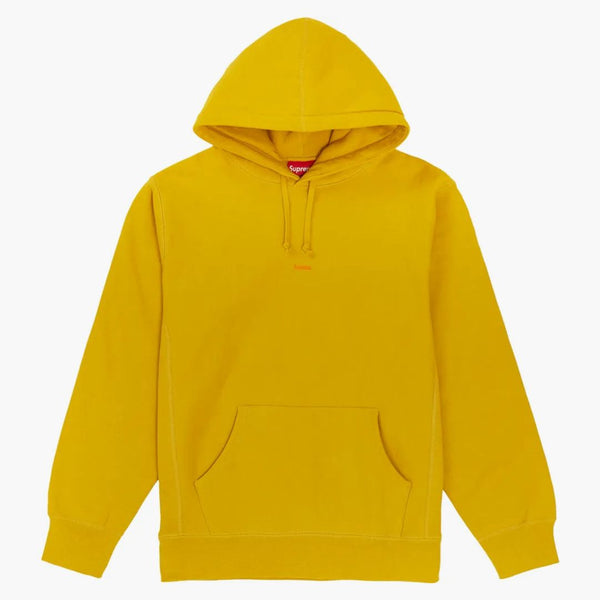 Supreme Micro Logo Hooded Sweatshirt senap