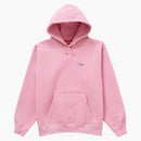 Supreme micro quilted hooded sweatshirt dusty pink
