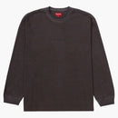 Supreme Micro Stripe L/S Top Brown