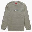 Supreme Micro Stripe L/S Top Natural