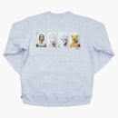 Supreme Mike Kelley Ahhyouth! Crewneck sweatshirt ash gray