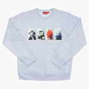 Supreme Mike Kelley Ahhyouth! Crewneck sweatshirt ash gray