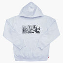 Supremo Mike Kelley Franklin firmando el Tratado de la Alianza con los funcionarios franceses de la sudadera con capucha Ash Gray