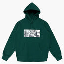 Supreme Mike Kelley Franklin Signing the Treaty of Alliance with French Officials Hooded Sweatshirt Dark Green