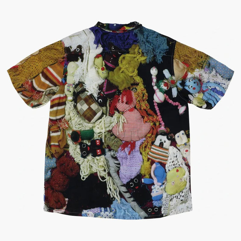Nejvyšší Mike Kelley více milostných hodin než kdykoli předtím splacené rayon košile multicolor