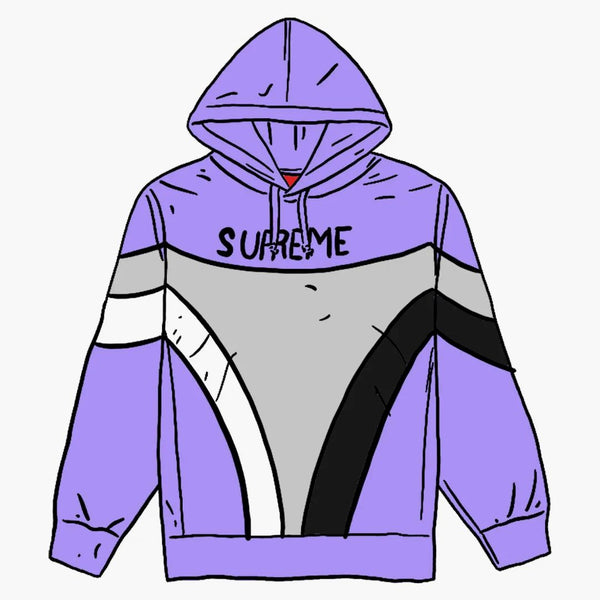 Supreme Milan Hooded Sweatshirt Light Violet