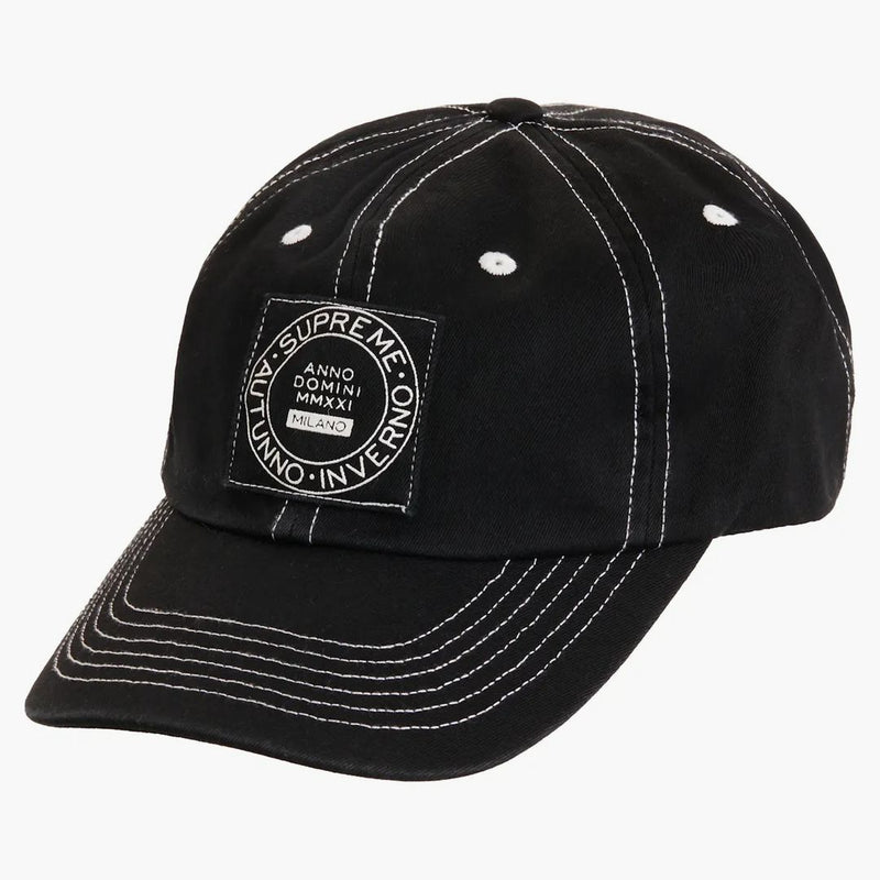 Supreme Milano Patch 6-panel Black