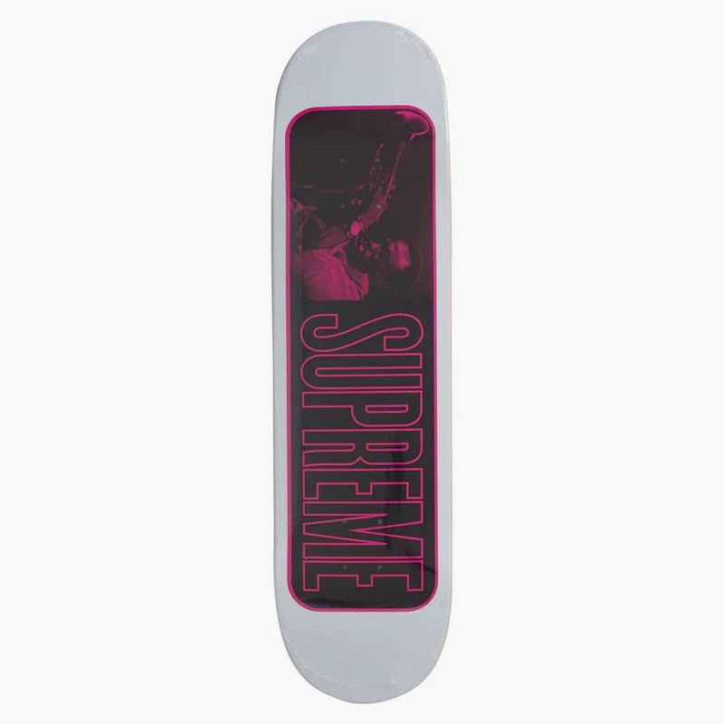 Supremo Miles Davis Skateboard Mack bianco