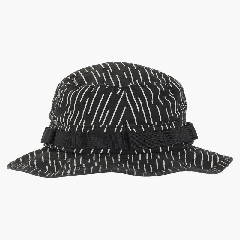 Najwyższa wojskowa boonie (FW24) Black Raindrop