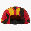 Supreme Military Camp Cap (fw19) Red Tribal Camo