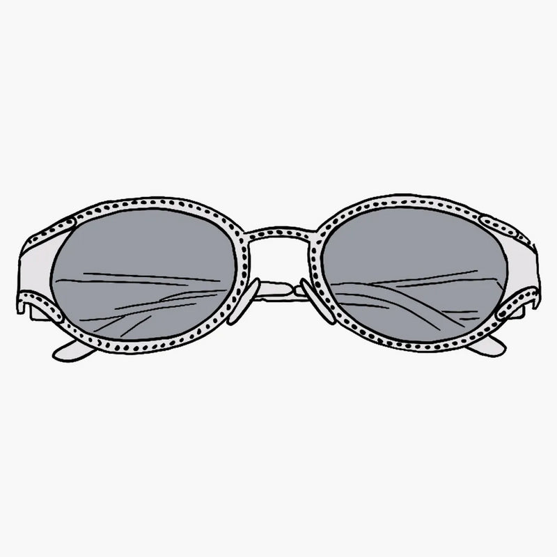 Occhiali da sole supremi Miller argento