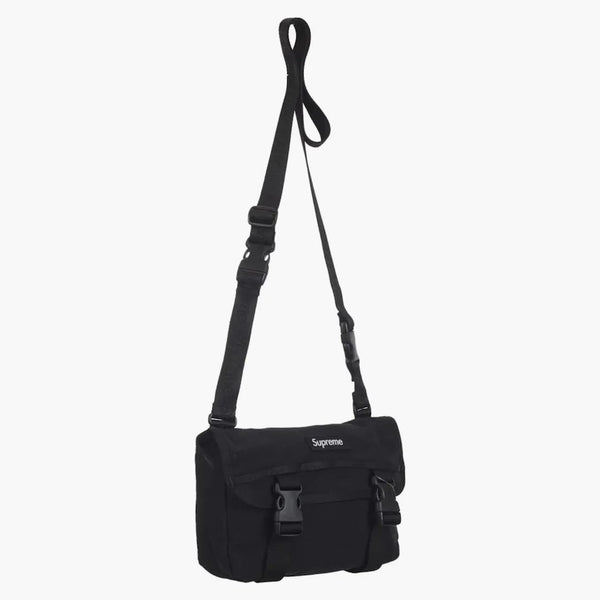 Nejvyšší mini messenger taška černá