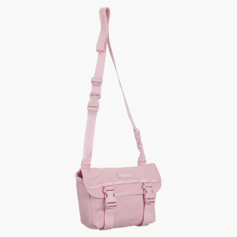 Nejvyšší mini messenger taška světle růžová