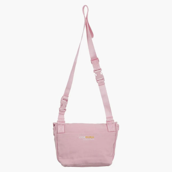 Nejvyšší mini messenger taška světle růžová
