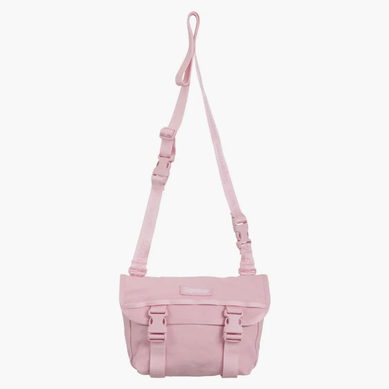 Nejvyšší mini messenger taška světle růžová