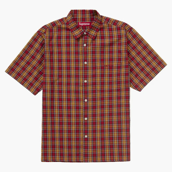 Supreme Mini Plaid S/s Shirt Orange