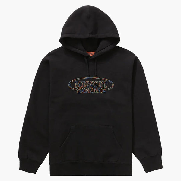 Supreme Missoni Hooded Sweatshirt svart