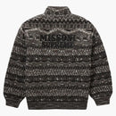 Supreme Missoni reversibel stickad jacka svart