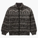 Supreme Missoni reversibel stickad jacka svart